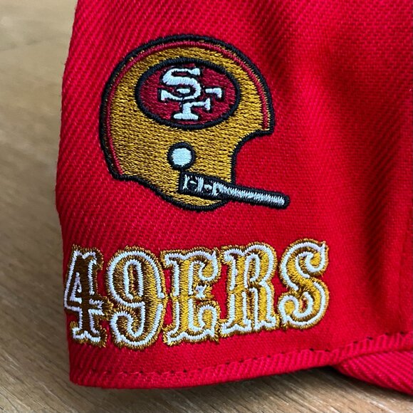 MITCHELL & NESS SAN FRANCISCO 49ER’S FAITHFUL TO THE BAY TEAM ORIGINS HAT NEW - Picture 4 of 5